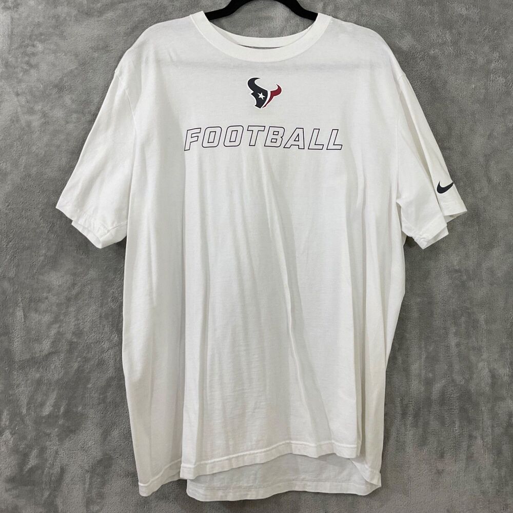 Houston Texans Nike Dri-Fit Tee Shirt  Men's Sz 2XL XXL NFL Equipment Training